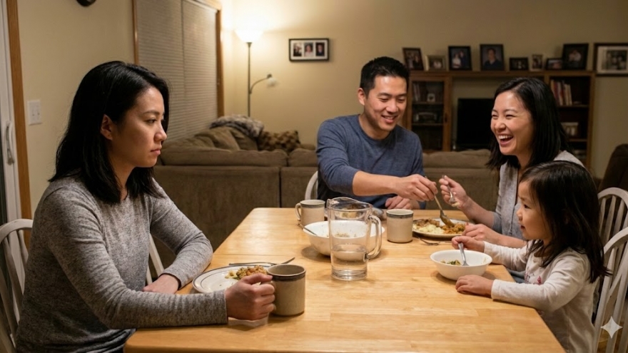 Vợ cũ của chồng thường xuyên qua nhà thăm con, ăn cơm, thậm chí ngủ lại